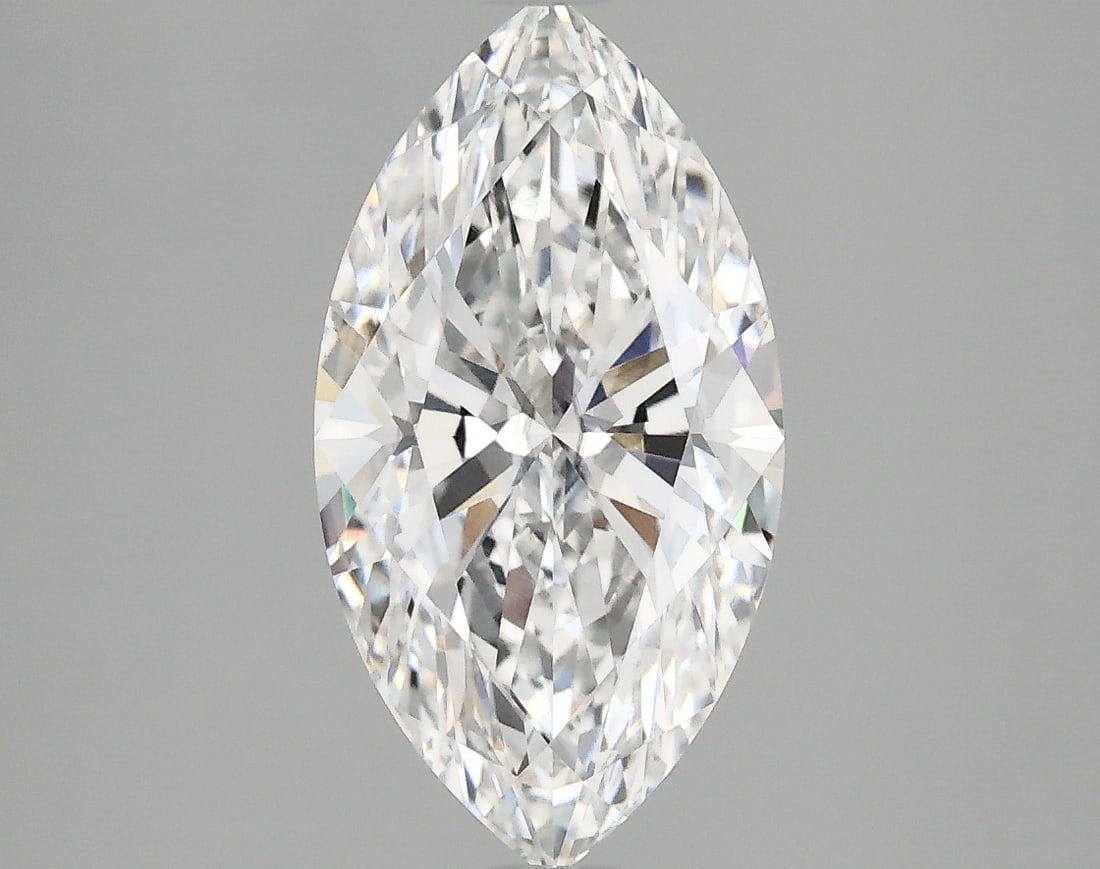 Loose Diamond - MARQUISE 2.5ct E VS2: Loose Diamond - MARQUISE 2.5ct E VS2 Source: This is a real non-mined Diamond that has been grown in a lab Shape: MARQUISE Carats: 2.5 Color: E Clarity: VS2 Certification: IGI Condition: Pre-Owned Add