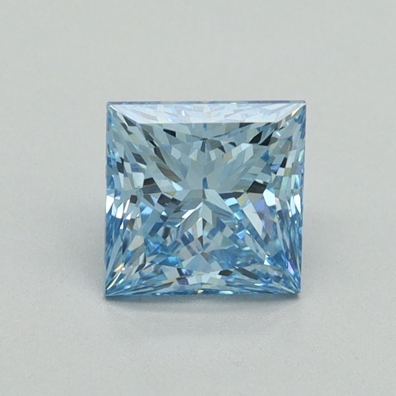 Loose Diamond - PRINCESS 1.01ct Fancy Vivid Blue VS2: Loose Diamond - PRINCESS 1.01ct Fancy Vivid Blue VS2 Source: This is a real non-mined Diamond that has been grown in a lab Shape: PRINCESS Carats: 1.01 Color: Fancy Vivid Blue Certification: IGI Video