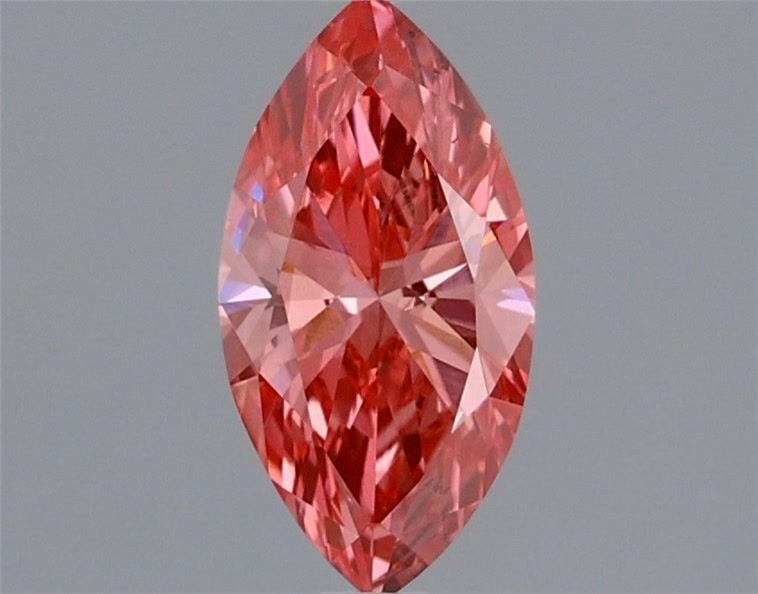 Loose Diamond - MARQUISE 0.51ct Fancy Vivid Pink VS1: Loose Diamond - MARQUISE 0.51ct Fancy Vivid Pink VS1 Source: This is a real non-mined Diamond that has been grown in a lab Shape: MARQUISE Carats: 0.51 Color: Fancy Vivid Pink Certification: IGI Video