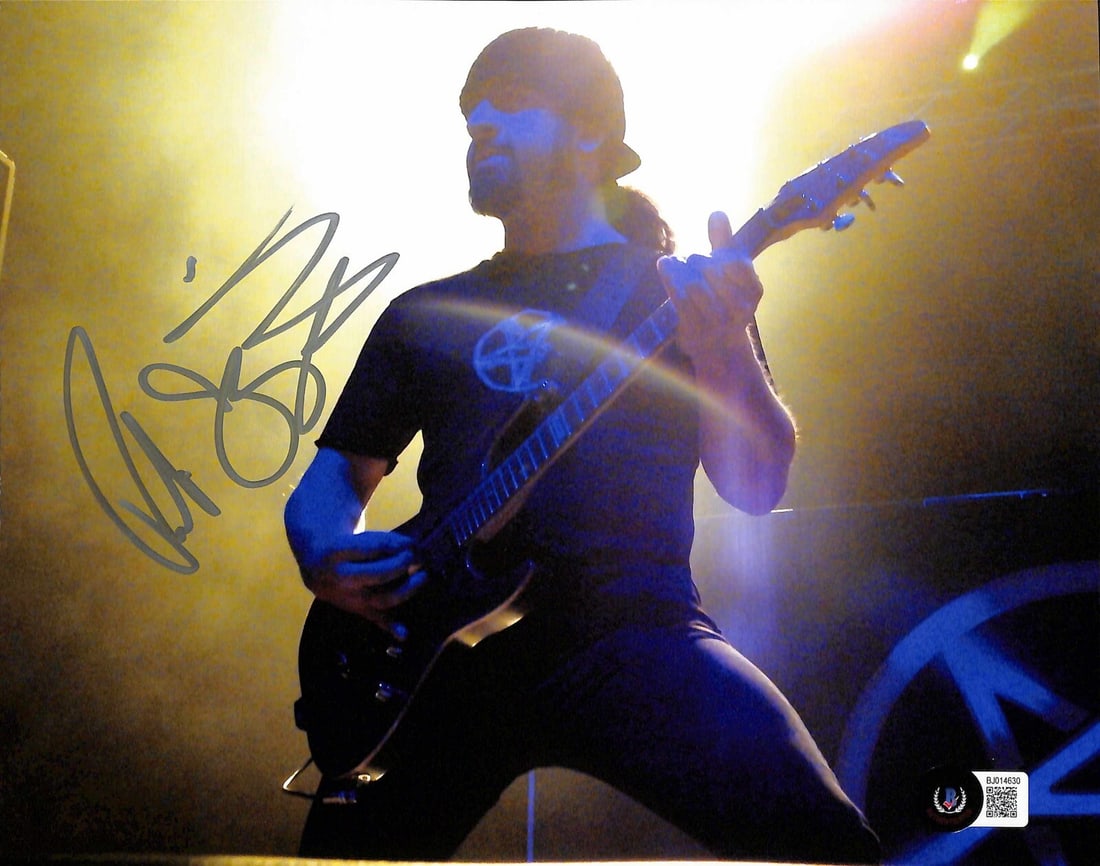 Rob Caggiano Signed 8x10 Photo Anthrax Volbeat Beckett Authenticated (1 of 1)