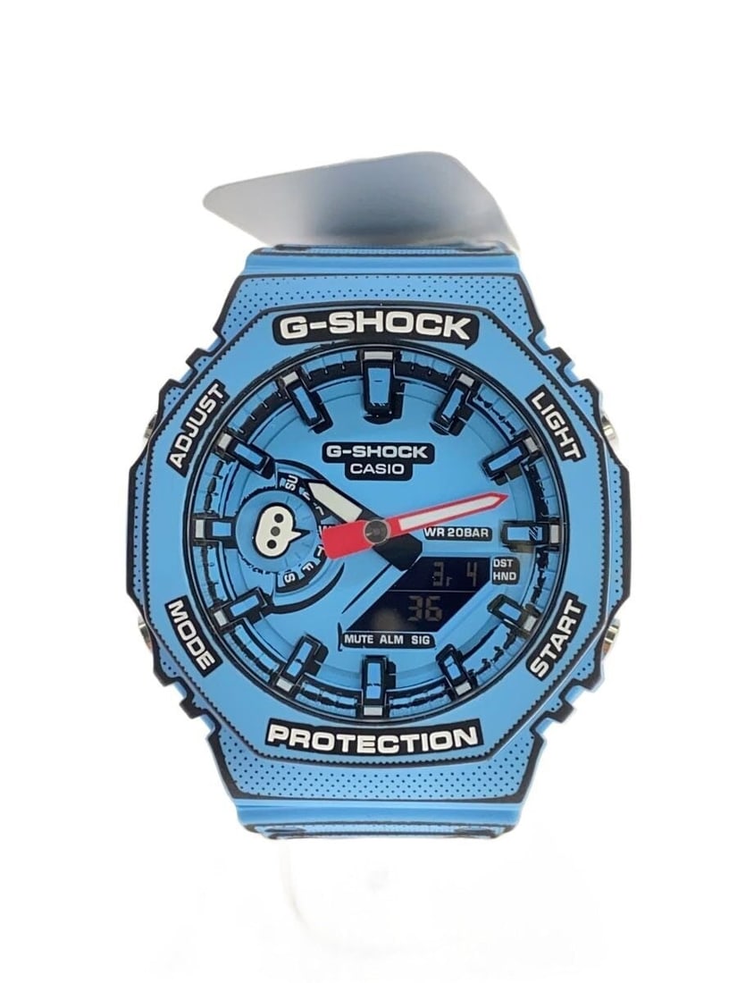 Casio G Shock GA-2100MNG-2AJR Blue Men's Quartz Wristwatch: Casio G Shock GA-2100MNG-2AJR Blue Men's Quartz Wristwatch This CASIO G-SHOCK Quartz GA-2100MNG-2AJR men's wristwatch features a blue case and band, offering a robust and stylish design. Made in Japan