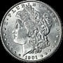 PCGS MS63 1901-O Morgan Dollar Uncirculated Silver Coin: PCGS MS63 1901-O Morgan Dollar Uncirculated Silver Coin This stunning 1901-O Morgan Silver Dollar features a brilliant white finish and has been graded MS63 by PCGS, showcasing exceptional eye appeal 