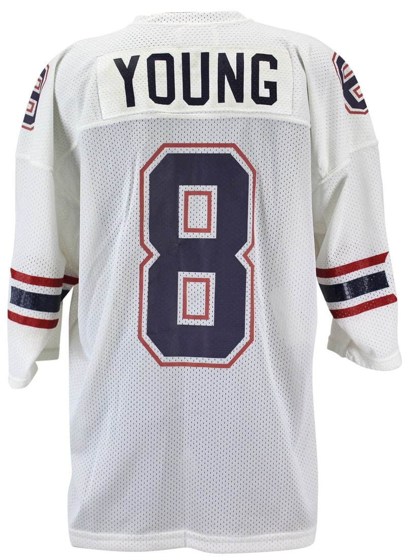 Steve Young 1985 Game Worn Jersey Los Angeles Express MEARS A10 (1 of 11)
