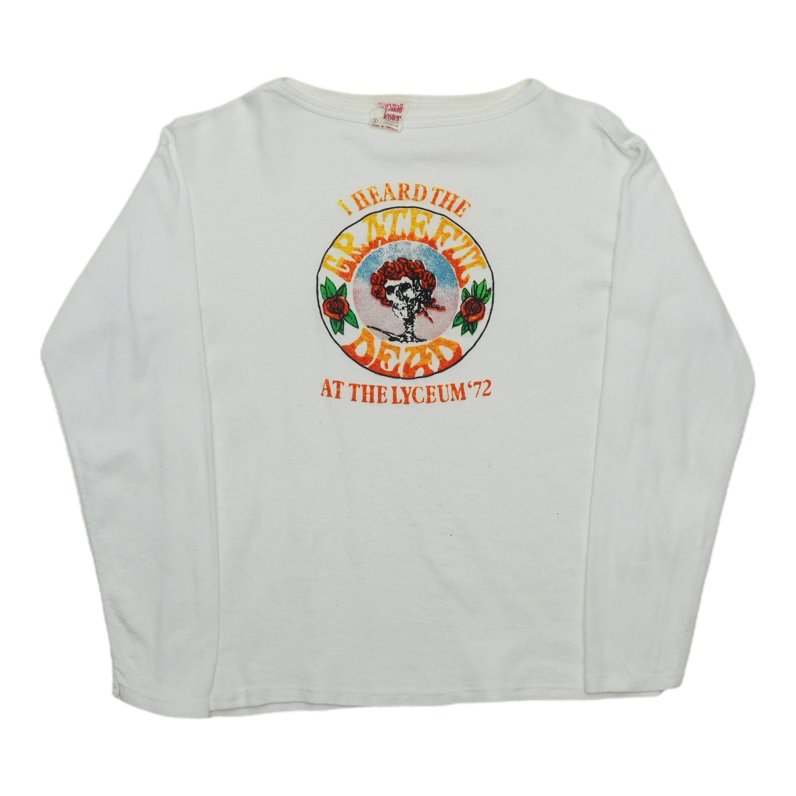 1970s Grateful Dead Lyceum white cotton long sleeve tee (1 of 8)