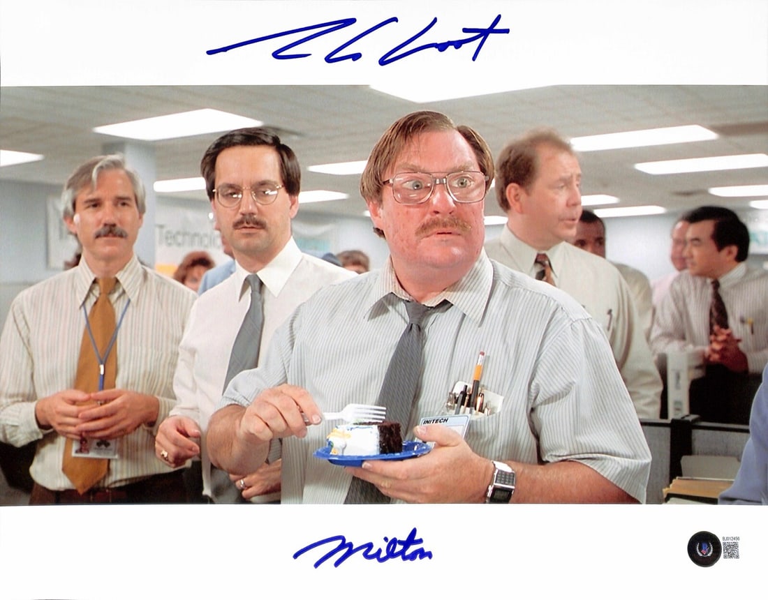 Stephen Root Signed Office Space 11x14 Photo Beckett Authenticated (1 of 1)