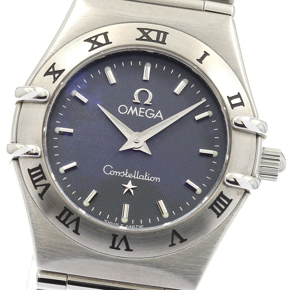 Omega Constellation Mini 1562.40 Quartz Ladies Watch: Omega Constellation Mini 1562.40 Quartz Ladies Watch This OMEGA Constellation Mini Quartz women's wristwatch features a stainless steel case and bracelet, with a gray dial and quartz movement. The wat