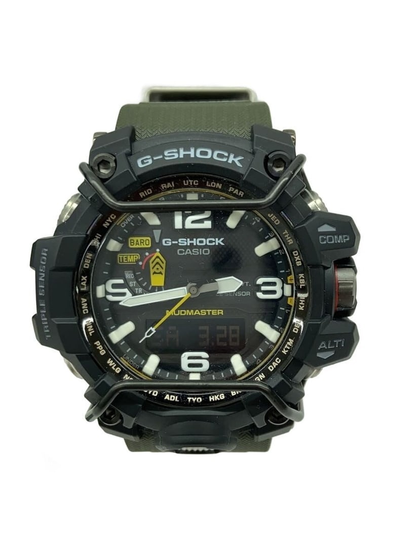 Casio G Shock GWG 1000 1A3JF Men's Wristwatch: Casio G Shock GWG 1000 1A3JF Men's Wristwatch This CASIO G-SHOCK GWG-1000-1A3JF men's wristwatch features a durable black design. Made in Japan, it is pre-owned and shows slight signs of use. The watc