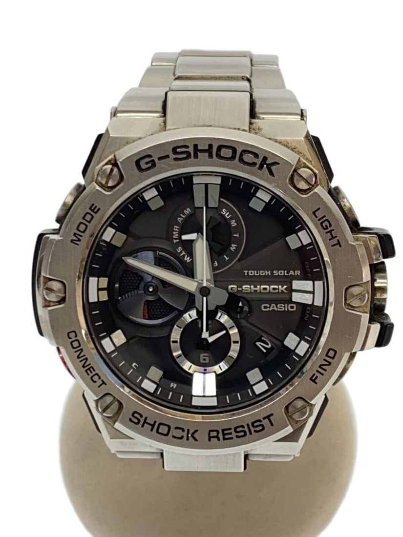 CASIO GST-B100D-1AJF G-Shock Stainless Steel Wristwatch: CASIO GST-B100D-1AJF G-Shock Stainless Steel Wristwatch This CASIO G-SHOCK GST-B100D-1AJF men's wristwatch features a durable stainless steel construction with a gray finish. Designed for reliability 