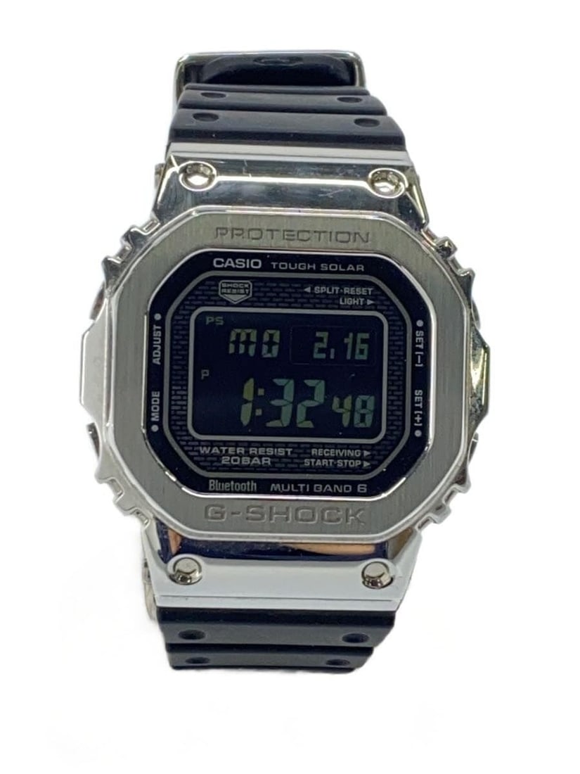 Casio G Shock GMW B5000 1JF Silver Men's Wristwatch: Casio G Shock GMW B5000 1JF Silver Men's Wristwatch This CASIO G-SHOCK GMW-B5000-1JF men's wristwatch features a durable silver case and band, designed for reliability and style. Made in Japan, this p