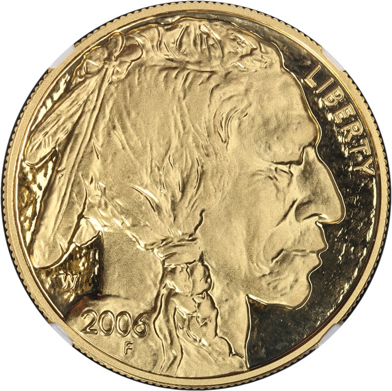 NGC PF70 Ultra Cameo 2006-W Buffalo Gold $50 Proof Signed by Mike Caste (1 of 4)