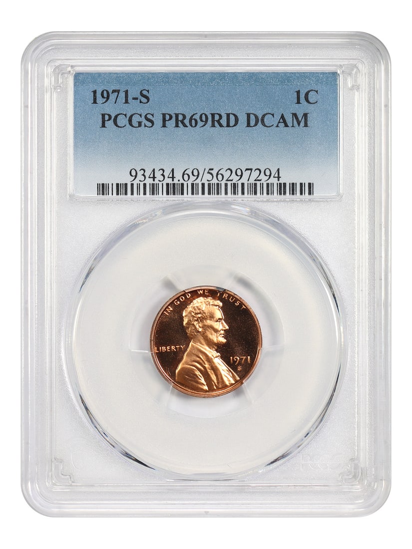 1971-S Lincoln Cent PCGS PR69RD DCAM (1 of 6)