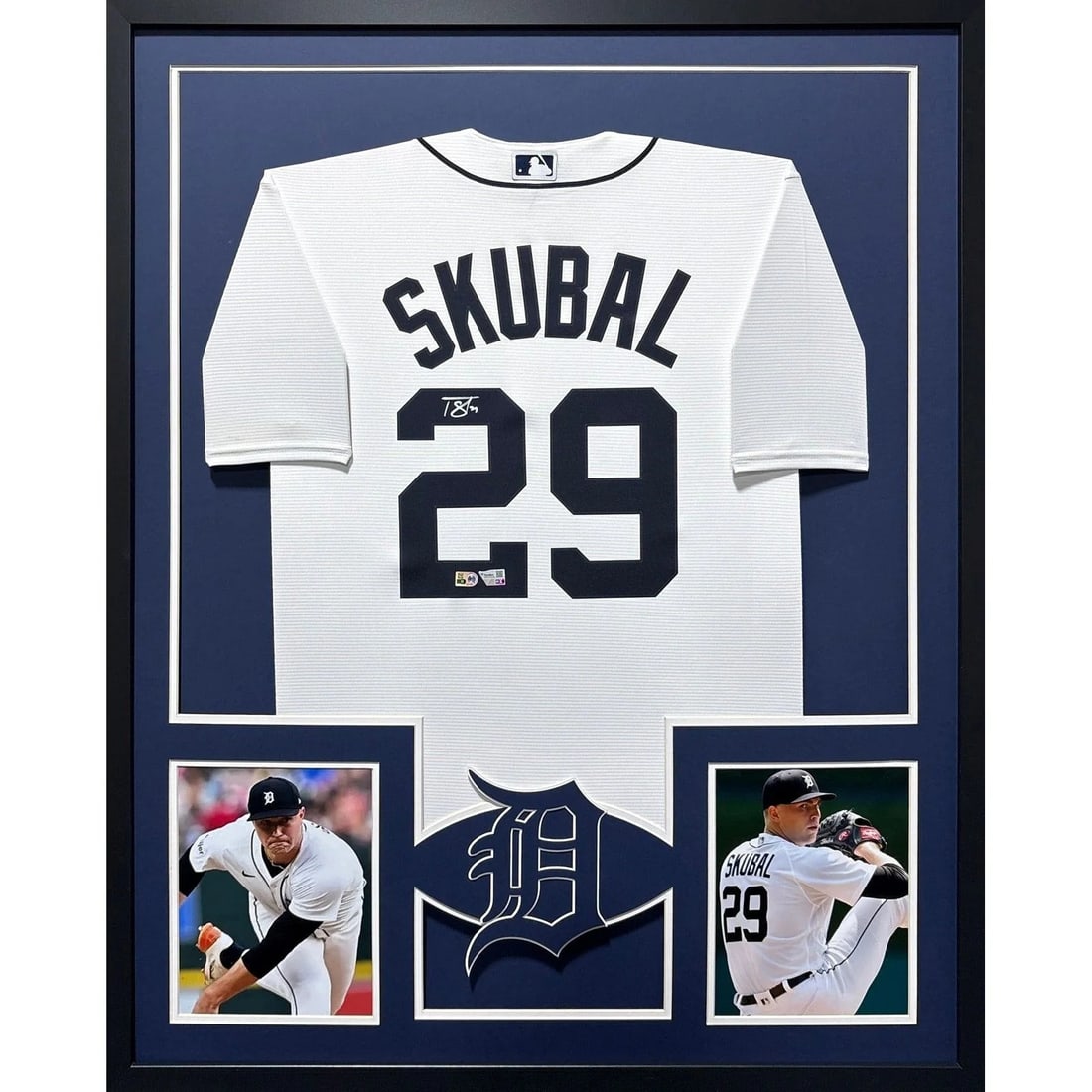 Fanatics Authenticated Framed Tarik Skubal Tigers Signed Jersey: Fanatics Authenticated Framed Tarik Skubal Tigers Signed Jersey This is a framed Detroit Tigers jersey autographed by Tarik Skubal. The jersey is professionally framed with attention to detail and fea