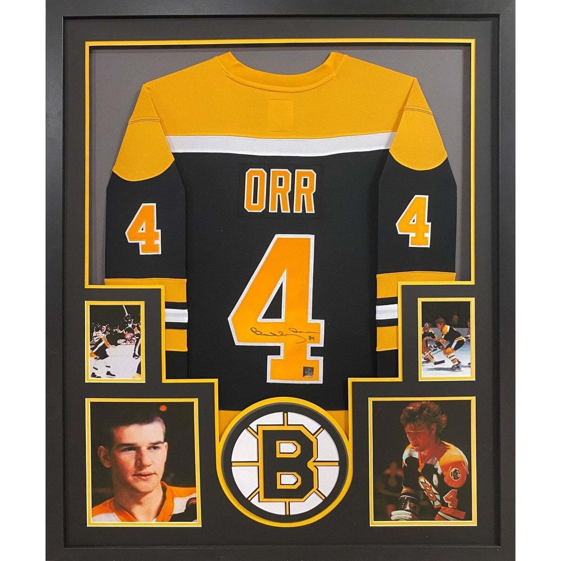 Bobby Orr Signed Framed Jersey Boston Bruins Great North Road COA: Bobby Orr Signed Framed Jersey Boston Bruins Great North Road COA Celebrate the legacy of Bobby Orr with this stunning autographed framed jersey. Authenticated by Great North Road, a leader in sports 