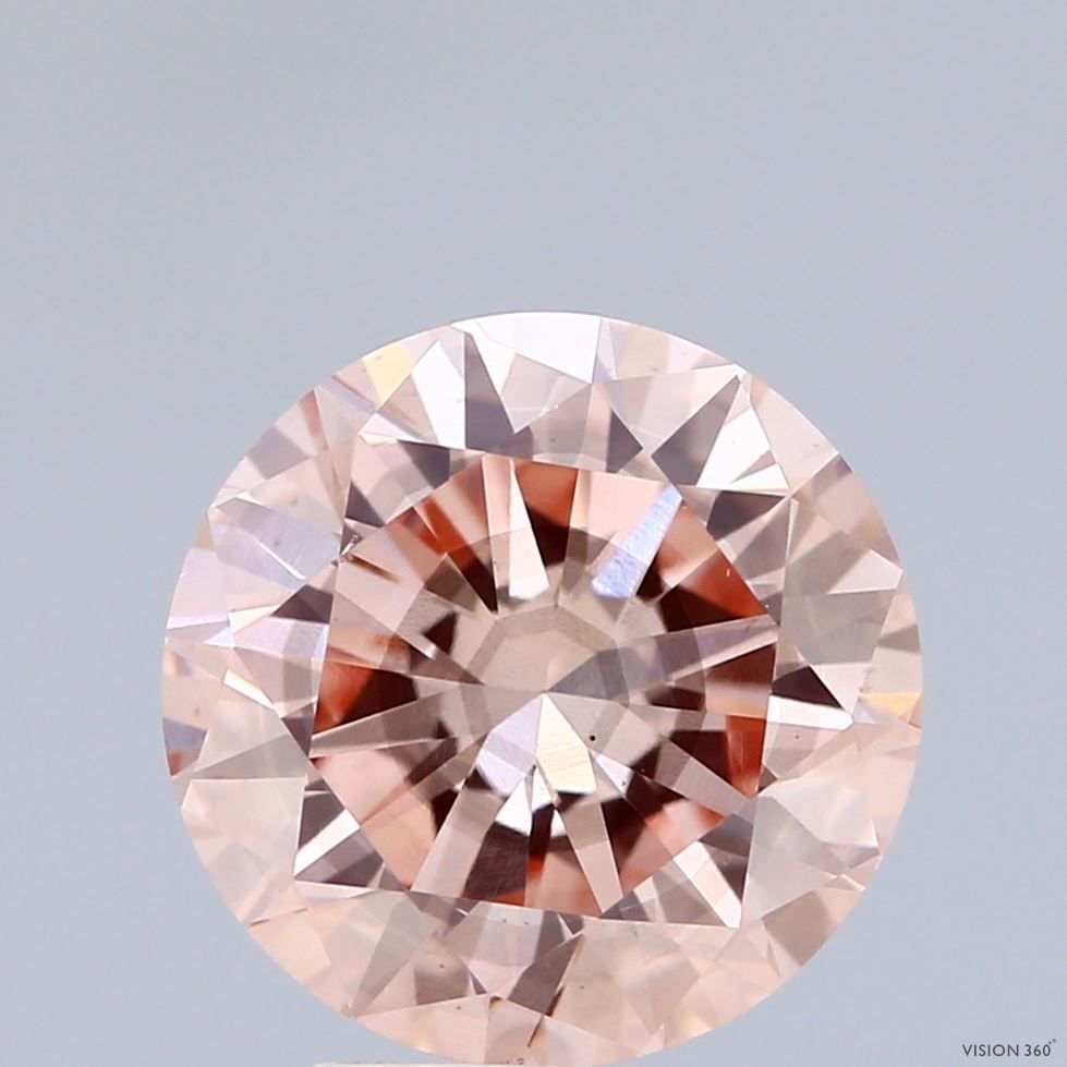 Loose Diamond - ROUND 4.58ct Fancy Brownish Pink SI2: Loose Diamond - ROUND 4.58ct Fancy Brownish Pink SI2 Source: This is a real non-mined Diamond that has been grown in a lab Shape: ROUND Carats: 4.58 Color: Fancy Brownish Pink Certification: IGI Video