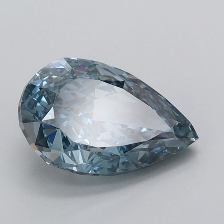 Loose Diamond - PEAR 1.02ct Fancy Vivid Blue VVS2: Loose Diamond - PEAR 1.02ct Fancy Vivid Blue VVS2 Source: This is a real non-mined Diamond that has been grown in a lab Shape: PEAR Carats: 1.02 Color: Fancy Vivid Blue Certification: IGI Video: