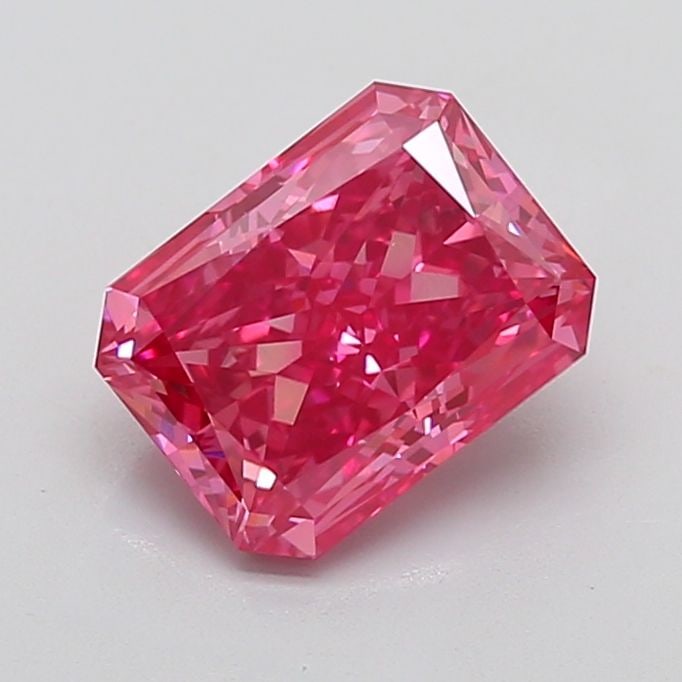 Loose Diamond - RADIANT 3.72ct Fancy Vivid Pink VS1: Loose Diamond - RADIANT 3.72ct Fancy Vivid Pink VS1 Source: This is a real non-mined Diamond that has been grown in a lab Shape: RADIANT Carats: 3.72 Color: Fancy Vivid Pink Certification: IGI Additio