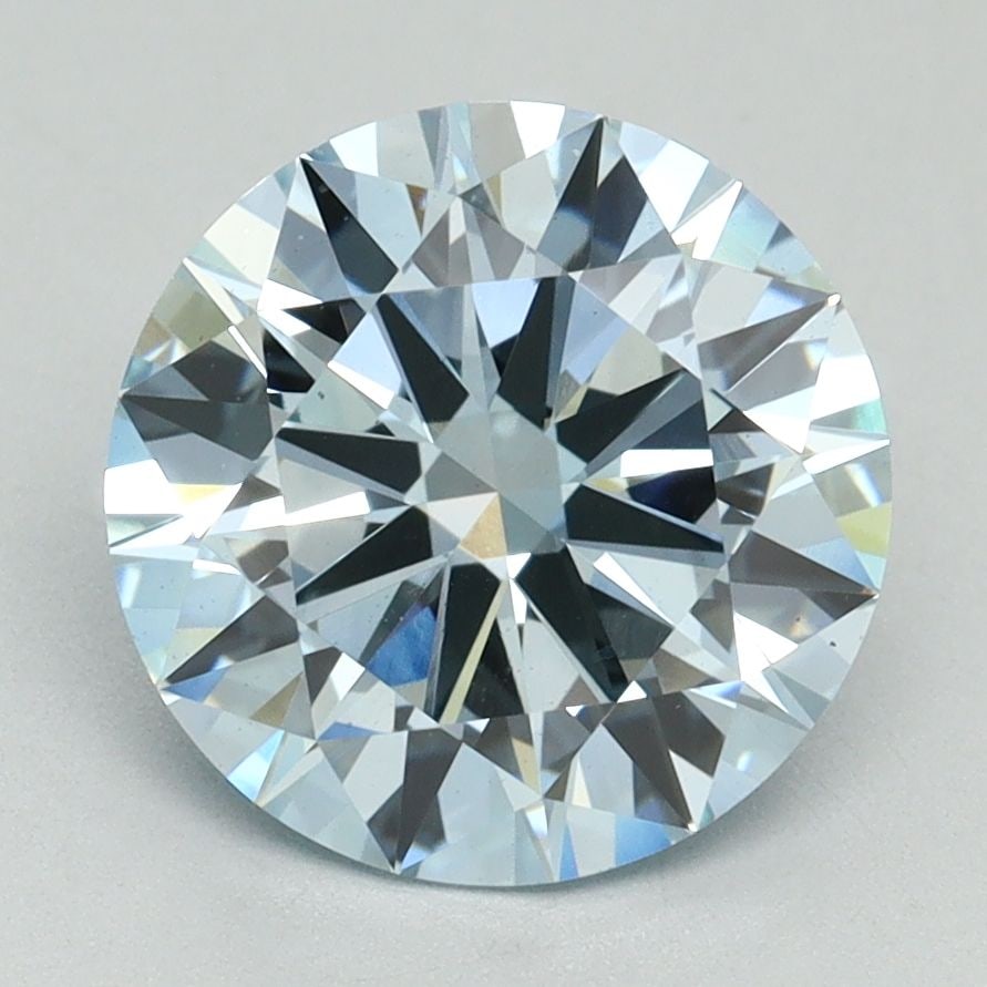Ideal Loose Diamond - ROUND 3.01ct Fancy Intense Blue VS1: Ideal Loose Diamond - ROUND 3.01ct Fancy Intense Blue VS1 Source: This is a real non-mined Diamond that has been grown in a lab Shape: ROUND Carats: 3.01 Color: Fancy Intense Blue Certification: IGI V