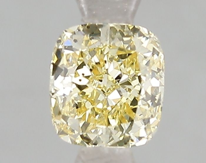 Loose Diamond - CUSHION MODIFIED 1.01ct Fancy Intense Yellow SI1: Loose Diamond - CUSHION MODIFIED 1.01ct Fancy Intense Yellow SI1 Source: This is a real non-mined Diamond that has been grown in a lab Shape: CUSHION MODIFIED Carats: 1.01 Color: Fancy Intense Yellow 