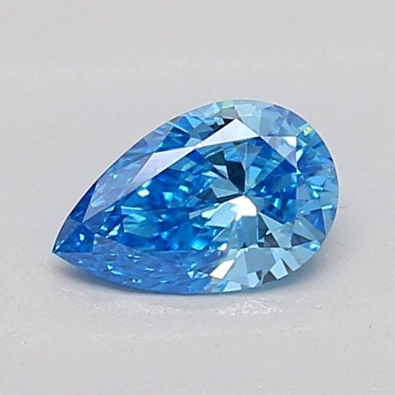 Loose Diamond - PEAR 0.24ct Fancy Vivid Blue VS1: Loose Diamond - PEAR 0.24ct Fancy Vivid Blue VS1 Source: This is a real non-mined Diamond that has been grown in a lab Shape: PEAR Carats: 0.24 Color: Fancy Vivid Blue Certification: IGI Additional im