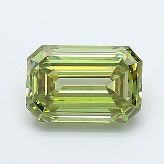 Loose Diamond - EMERALD 1.11ct Fancy Vivid Green VS1: Loose Diamond - EMERALD 1.11ct Fancy Vivid Green VS1 Source: This is a real non-mined Diamond that has been grown in a lab Shape: EMERALD Carats: 1.11 Color: Fancy Vivid Green Certification: IGI Video