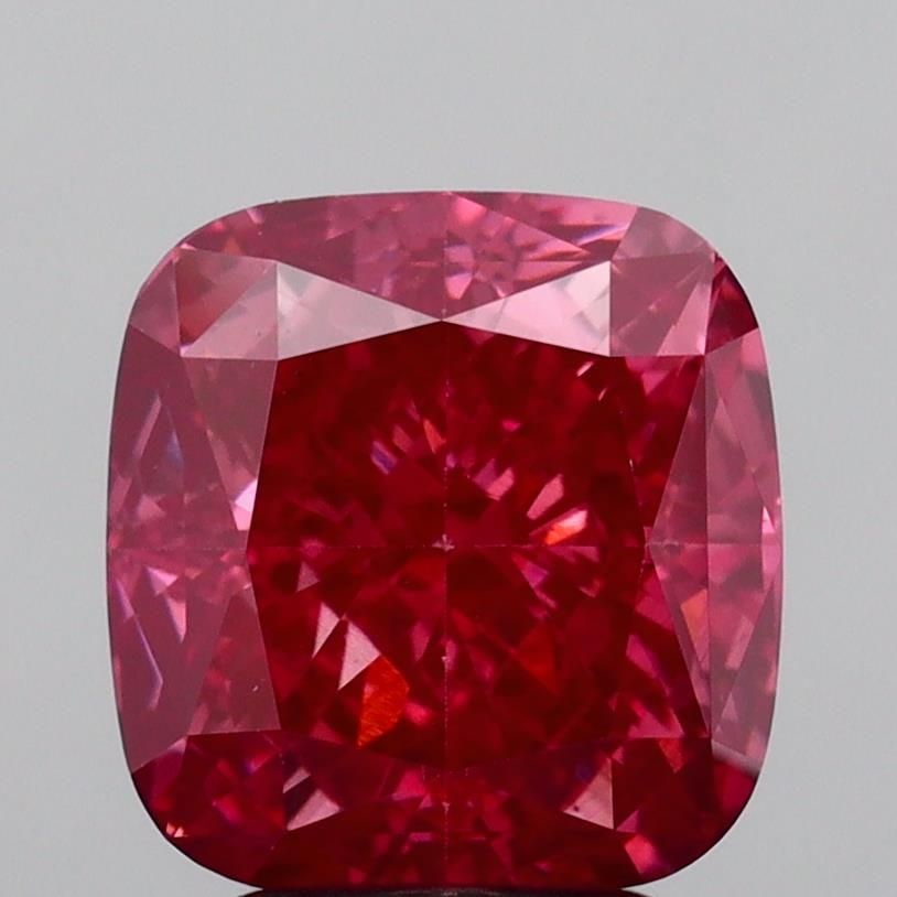 Loose Diamond - CUSHION MODIFIED 4.02ct Fancy Vivid Pink VS1: Loose Diamond - CUSHION MODIFIED 4.02ct Fancy Vivid Pink VS1 Source: This is a real non-mined Diamond that has been grown in a lab Shape: CUSHION MODIFIED Carats: 4.02 Color: Fancy Vivid Pink Certific