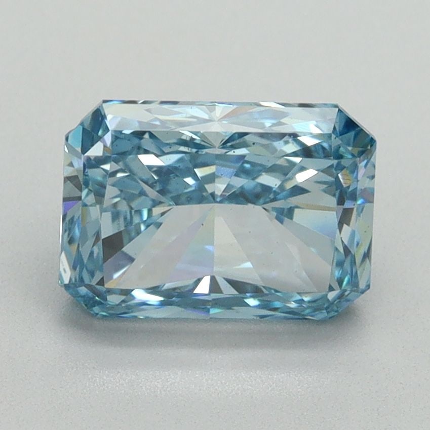 Loose Diamond - RADIANT 2.06ct Fancy Vivid Blue VS2: Loose Diamond - RADIANT 2.06ct Fancy Vivid Blue VS2 Source: This is a real non-mined Diamond that has been grown in a lab Shape: RADIANT Carats: 2.06 Color: Fancy Vivid Blue Certification: IGI Video: