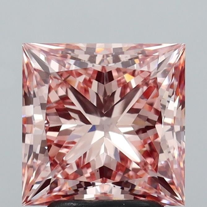 Loose Diamond - PRINCESS 3.09ct Fancy Intense Pink VS1: Loose Diamond - PRINCESS 3.09ct Fancy Intense Pink VS1 Source: This is a real non-mined Diamond that has been grown in a lab Shape: PRINCESS Carats: 3.09 Color: Fancy Intense Pink Certification: IGI V