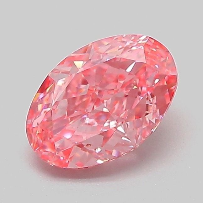 Loose Diamond - OVAL 1.08ct Fancy Vivid Pink VVS2: Loose Diamond - OVAL 1.08ct Fancy Vivid Pink VVS2 Source: This is a real non-mined Diamond that has been grown in a lab Shape: OVAL Carats: 1.08 Color: Fancy Vivid Pink Certification: IGI Video: