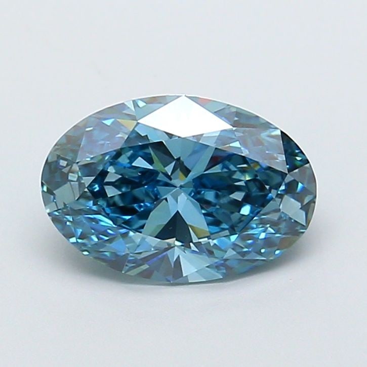 Loose Diamond - OVAL 2.04ct Fancy Vivid Blue VS2: Loose Diamond - OVAL 2.04ct Fancy Vivid Blue VS2 Source: This is a real non-mined Diamond that has been grown in a lab Shape: OVAL Carats: 2.04 Color: Fancy Vivid Blue Certification: IGI Video:
