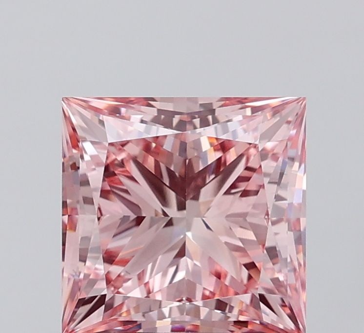 Loose Diamond - PRINCESS 3.08ct Fancy Intense Pink VS1: Loose Diamond - PRINCESS 3.08ct Fancy Intense Pink VS1 Source: This is a real non-mined Diamond that has been grown in a lab Shape: PRINCESS Carats: 3.08 Color: Fancy Intense Pink Certification: IGI V