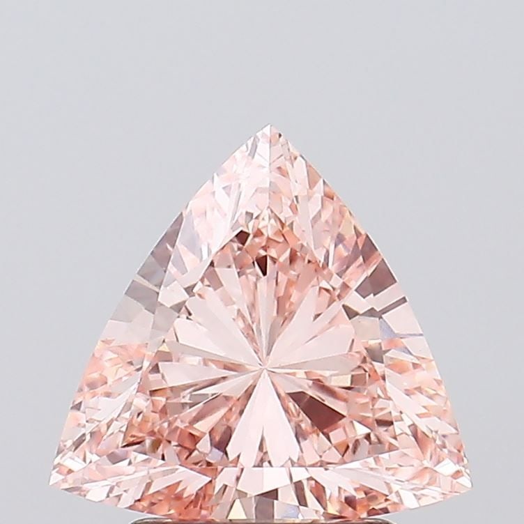 Loose Diamond - TRIANGULAR 1.59ct Fancy Intense Pink VS1: Loose Diamond - TRIANGULAR 1.59ct Fancy Intense Pink VS1 Source: This is a real non-mined Diamond that has been grown in a lab Shape: TRIANGULAR Carats: 1.59 Color: Fancy Intense Pink Certification: I