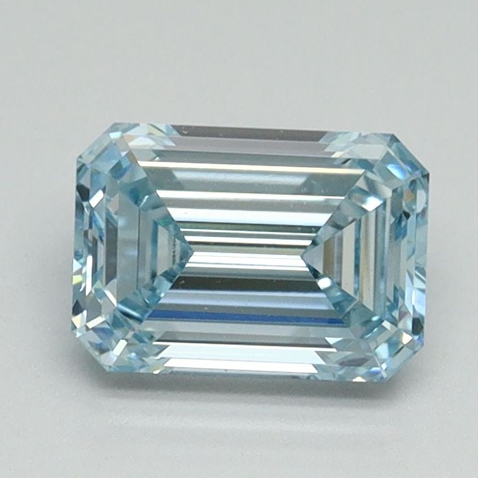 Loose Diamond - EMERALD 1.08ct Fancy Intense Blue VVS2: Loose Diamond - EMERALD 1.08ct Fancy Intense Blue VVS2 Source: This is a real non-mined Diamond that has been grown in a lab Shape: EMERALD Carats: 1.08 Color: Fancy Intense Blue Certification: IGI Vi