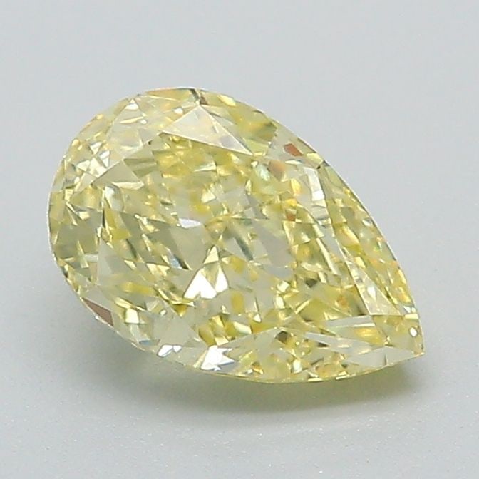 Loose Diamond - PEAR 1.19ct Fancy Intense Yellow VS1: Loose Diamond - PEAR 1.19ct Fancy Intense Yellow VS1 Source: This is a real non-mined Diamond that has been grown in a lab Shape: PEAR Carats: 1.19 Color: Fancy Intense Yellow Certification: IGI Video