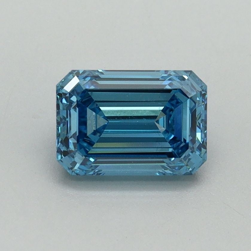 Loose Diamond - EMERALD 1.02ct Fancy Vivid Blue VS1: Loose Diamond - EMERALD 1.02ct Fancy Vivid Blue VS1 Source: This is a real non-mined Diamond that has been grown in a lab Shape: EMERALD Carats: 1.02 Color: Fancy Vivid Blue Certification: IGI Video: