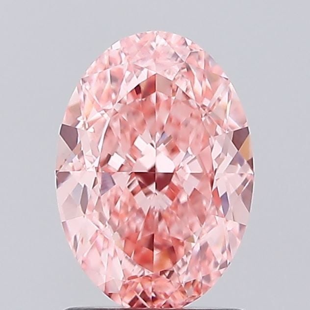 Loose Diamond - OVAL 1.92ct Fancy Vivid Pink VVS2: Loose Diamond - OVAL 1.92ct Fancy Vivid Pink VVS2 Source: This is a real non-mined Diamond that has been grown in a lab Shape: OVAL Carats: 1.92 Color: Fancy Vivid Pink Certification: IGI Video: