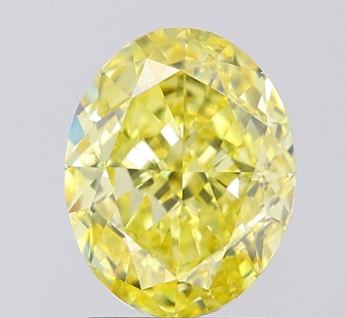 Loose Diamond - OVAL 2.94ct Fancy Intense Yellow VS1: Loose Diamond - OVAL 2.94ct Fancy Intense Yellow VS1 Source: This is a real non-mined Diamond that has been grown in a lab Shape: OVAL Carats: 2.94 Color: Fancy Intense Yellow Certification: IGI Video