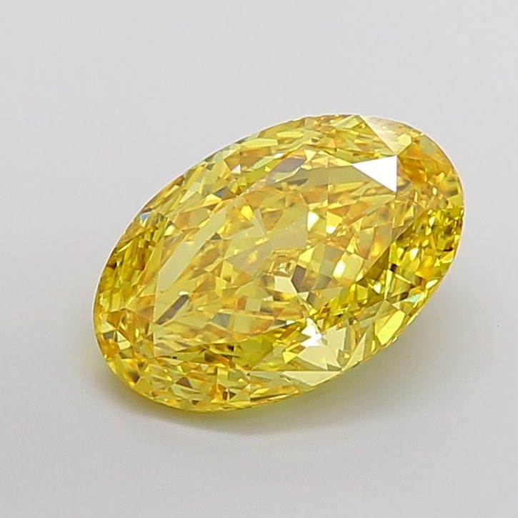 Loose Diamond - OVAL 7.1ct Fancy Vivid Yellow VS2: Loose Diamond - OVAL 7.1ct Fancy Vivid Yellow VS2 Source: This is a real non-mined Diamond that has been grown in a lab Shape: OVAL Carats: 7.1 Color: Fancy Vivid Yellow Certification: IGI Video: