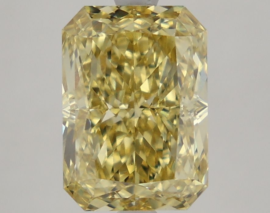 Loose Diamond - RADIANT 4.03ct Fancy Intense Yellow VS1: Loose Diamond - RADIANT 4.03ct Fancy Intense Yellow VS1 Source: This is a real non-mined Diamond that has been grown in a lab Shape: RADIANT Carats: 4.03 Color: Fancy Intense Yellow Certification: IGI