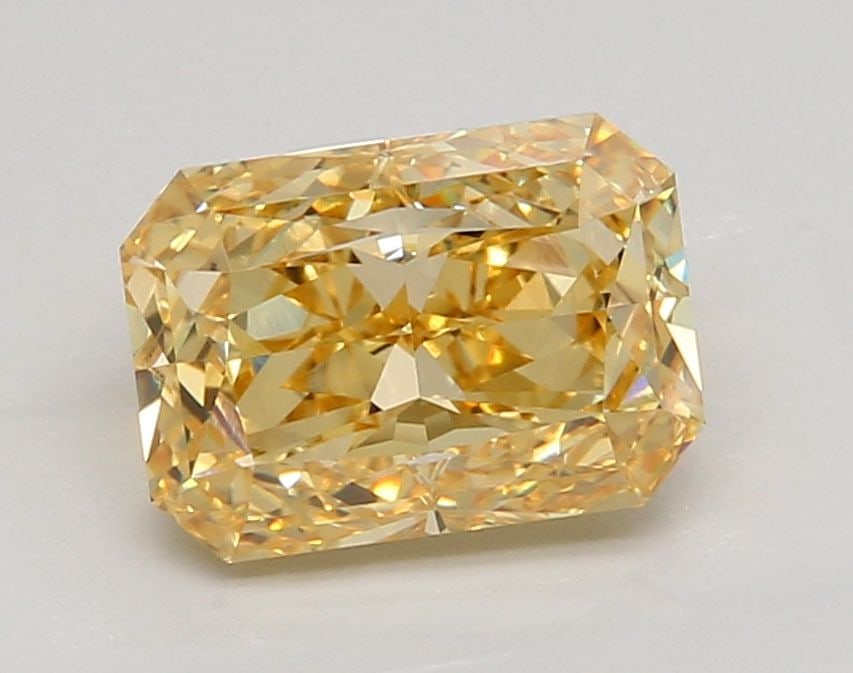 Loose Diamond - RADIANT 2.46ct Fancy Vivid Yellow VVS2: Loose Diamond - RADIANT 2.46ct Fancy Vivid Yellow VVS2 Source: This is a real non-mined Diamond that has been grown in a lab Shape: RADIANT Carats: 2.46 Color: Fancy Vivid Yellow Certification: IGI Vi