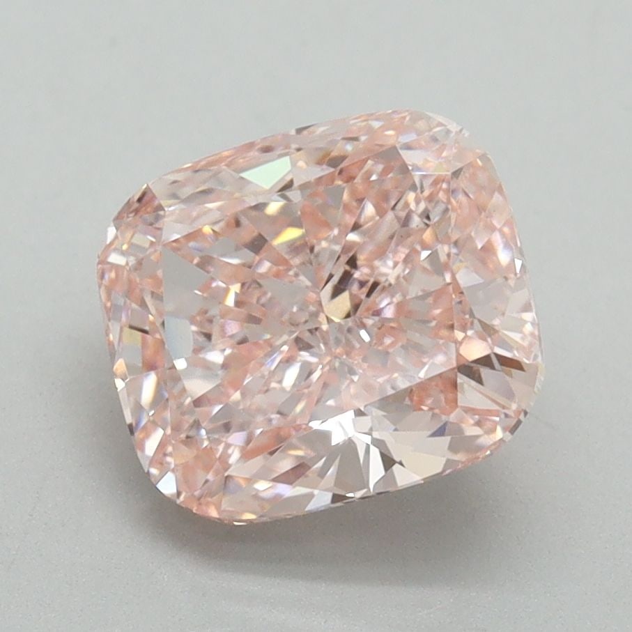 Loose Diamond - CUSHION BRILLIANT 2.35ct Fancy Vivid Pink VS1: Loose Diamond - CUSHION BRILLIANT 2.35ct Fancy Vivid Pink VS1 Source: This is a real non-mined Diamond that has been grown in a lab Shape: CUSHION BRILLIANT Carats: 2.35 Color: Fancy Vivid Pink Certif