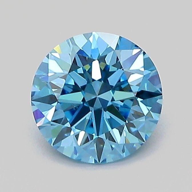 Ideal Loose Diamond - ROUND 1.06ct Fancy Vivid Blue VS1: Ideal Loose Diamond - ROUND 1.06ct Fancy Vivid Blue VS1 Source: This is a real non-mined Diamond that has been grown in a lab Shape: ROUND Carats: 1.06 Color: Fancy Vivid Blue Certification: IGI Video