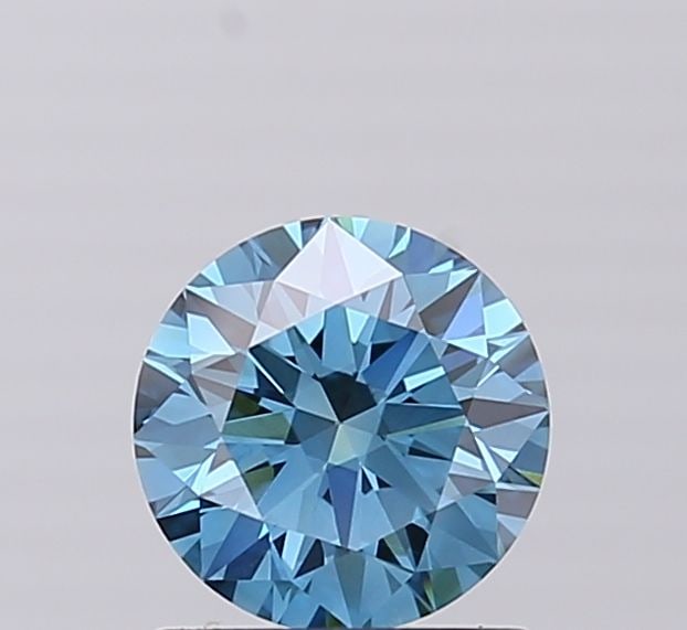 Ideal Loose Diamond - ROUND 1.03ct Fancy Vivid Blue VS1: Ideal Loose Diamond - ROUND 1.03ct Fancy Vivid Blue VS1 Source: This is a real non-mined Diamond that has been grown in a lab Shape: ROUND Carats: 1.03 Color: Fancy Vivid Blue Certification: IGI Video