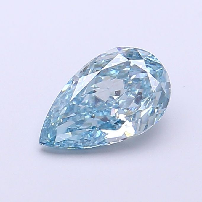 Loose Diamond - PEAR 1.02ct Fancy Vivid Blue VS1: Loose Diamond - PEAR 1.02ct Fancy Vivid Blue VS1 Source: This is a real non-mined Diamond that has been grown in a lab Shape: PEAR Carats: 1.02 Color: Fancy Vivid Blue Certification: IGI Video: