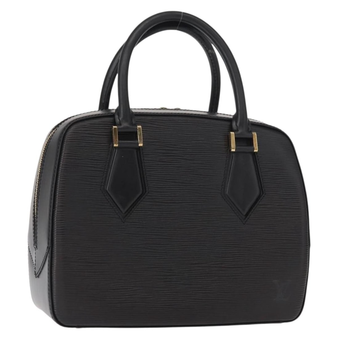 Louis Vuitton Sablon Black Epi Leather Handbag with Dust Bag M52042: Louis Vuitton Sablon Black Epi Leather Handbag with Dust Bag M52042 This Louis Vuitton Epi Sablon hand bag features durable black Epi leather with a structured silhouette. It includes dual top handles