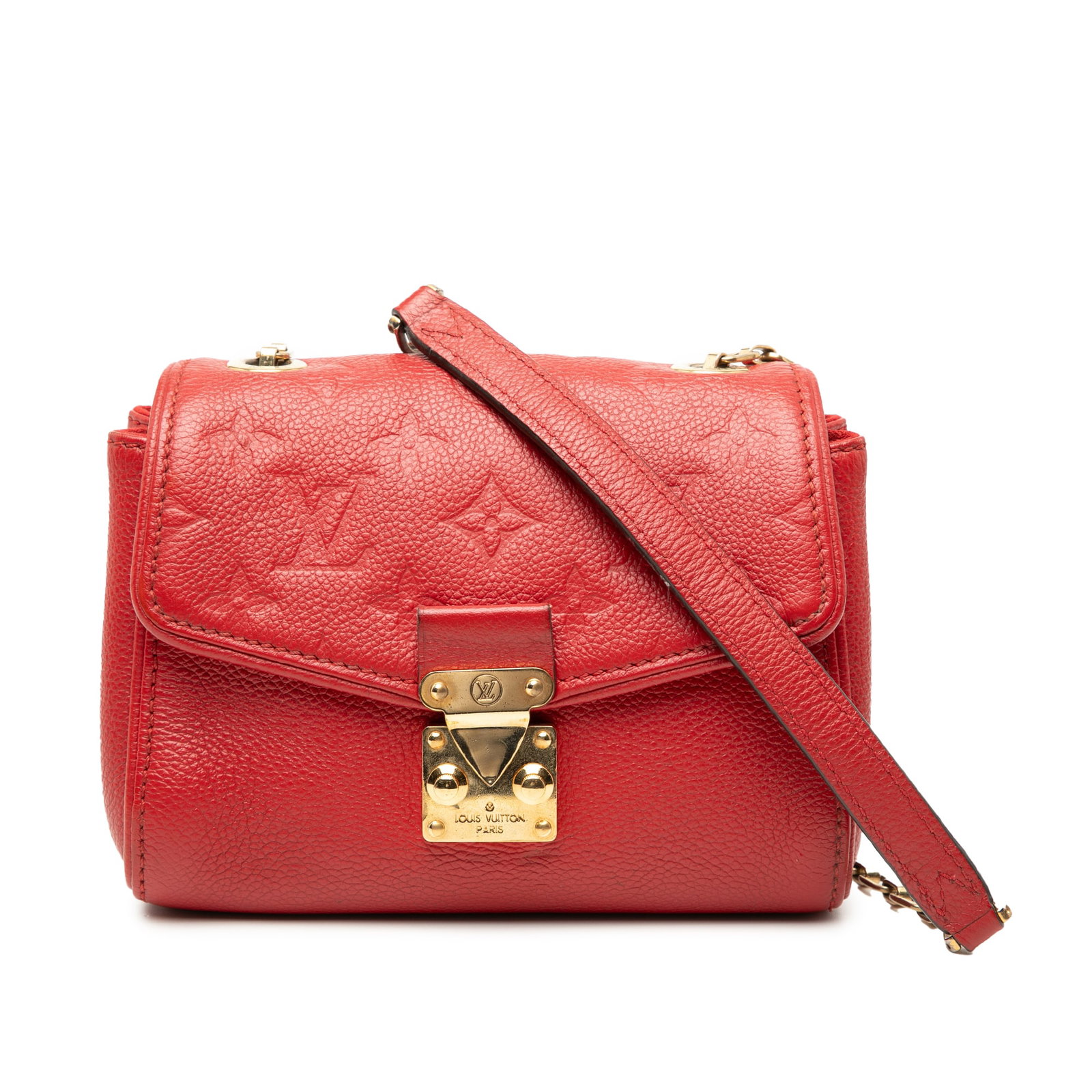 Louis Vuitton Saint Germain BB red empreinte leather bag (1 of 7)