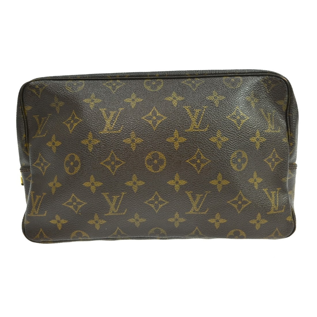 Louis Vuitton Monogram Cosmetic Pouch Trousse Toilette 28 M47522: Louis Vuitton Monogram Cosmetic Pouch Trousse Toilette 28 M47522 This Louis Vuitton Trousse Toilette 28 cosmetic pouch features the iconic Monogram canvas exterior with logo accents and a zip closure.