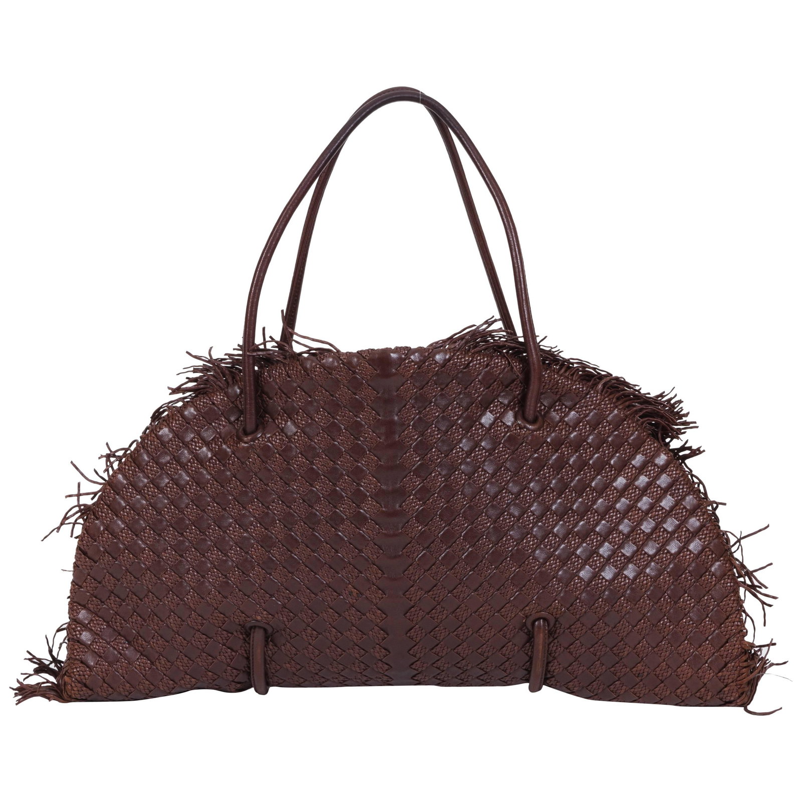 Bottega Veneta Brown Limited Edition Intrecciato Tote Bag: Bottega Veneta Brown Limited Edition Intrecciato Tote Bag Introducing the Bottega Veneta Limited Edition Tote Bag, a stunning accessory crafted from supple intrecciato woven leather. This exquisite pi