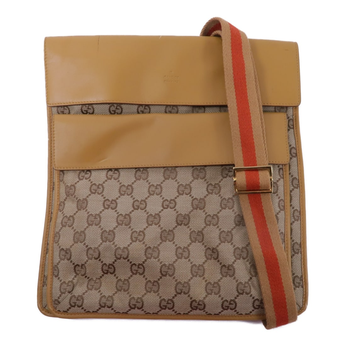 Gucci GG Canvas Beige Shoulder Bag GHW: Gucci GG Canvas Beige Shoulder Bag GHW This GUCCI GG shoulder bag features the brand's signature beige GG canvas exterior and gold-tone hardware. Designed for women, it offers a sleek and lightweight 