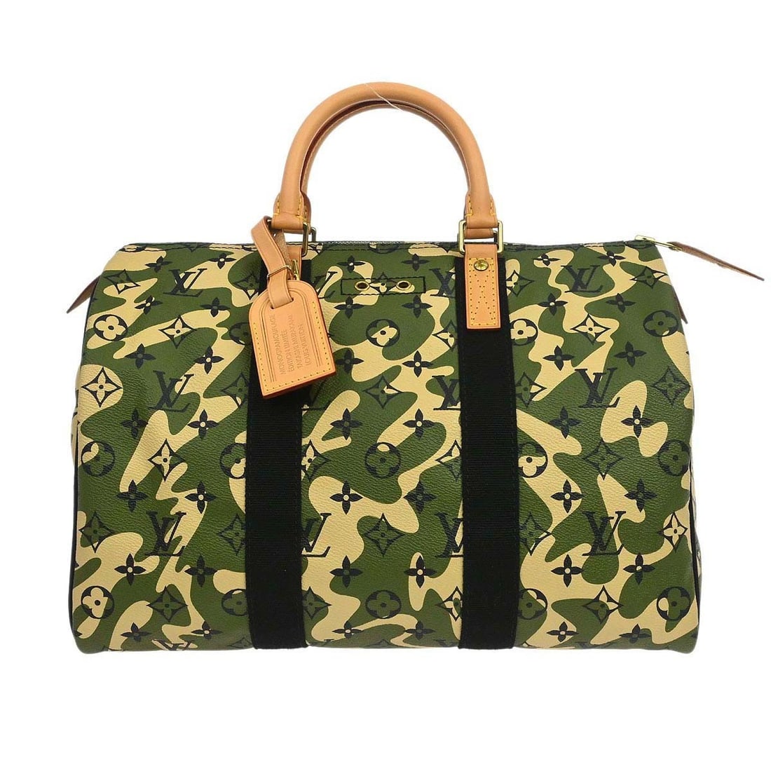 Louis Vuitton Speedy 35 Monogramouflage Canvas Green Medium Handbag M95773: Louis Vuitton Speedy 35 Monogramouflage Canvas Green Medium Handbag M95773 This Louis Vuitton Speedy 35 handbag features the distinctive Monogramouflage canvas in green, beige, and black. Designed wit