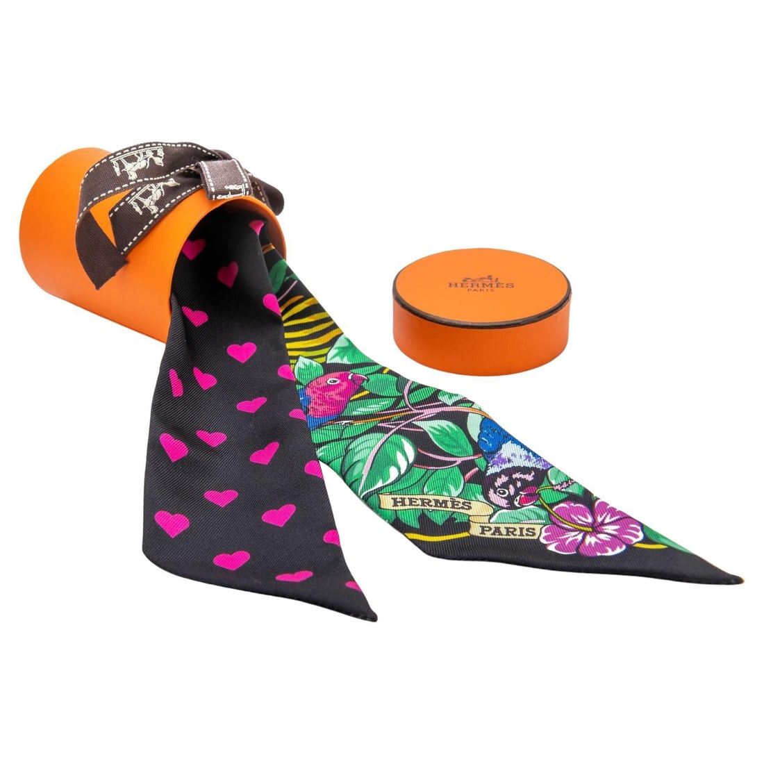 Hermes Limited Edition Jungle Love Twilly by Robert Dallet BNIB (1 of 7)